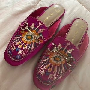 Beautiful colorful mule loafer